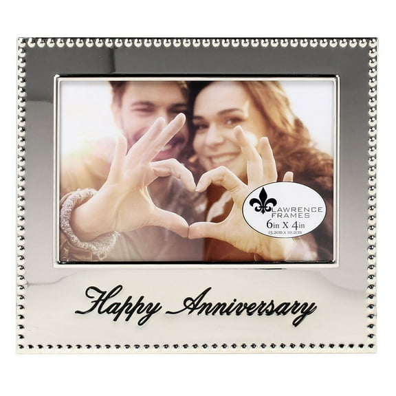 Lawrence Frames 4x6 Happy Anniversary Picture Frame 290264