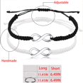 thumbnail image 3 of Friendship Bracelet Figure Eight Friendship Gift Friendship Bracelet Handcrafted Adjustable Figure Eight Friendship Gift For Anniversary Thanksgiving Christmas, 3 of 8