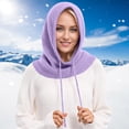 thumbnail image 2 of Landzoo One Winter Thermal Knit Hat With Cartoon Neck For Outdoor Cycling Skiing Cold Weather Warm Stylish Hats, 2 of 4