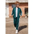 thumbnail image 3 of Arshiner Boy's Active Tracksuits Sets Full Zip Sports Jogging Suits Athletic Running 2 Piece Sweatsuits, 3 of 6