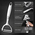 thumbnail image 3 of Potato Peeler, Stainless Steel Vegetable Peeler Super Sharp Fruit Peelers for Kitchen(1 pack), 3 of 5