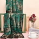 thumbnail image 5 of Tela jacquard verde oscuro - 1,1 yardas de ancho. Brocado floral brillante de estilo vintage para coser decoraciones y vestidos DIY., 5 of 9