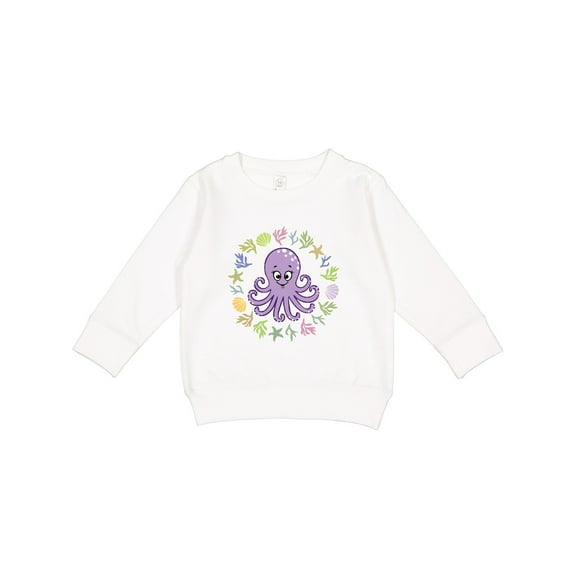 Inktastic Octopus Cute Girls Toddler Sweatshirt
