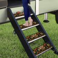 thumbnail image 2 of Yuyamidu Hummingbird RV Step Covers Decorative Cover Sunflower RV Steps Covers Rugs RV Stair Carpet 4 Pack RV Camper Step Covers Protects Your RV from Dirt, 2 of 7