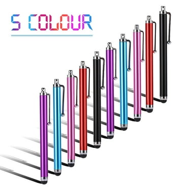 Stylus Pens Set Assorted 5 Colors Touch Screen Pen, 10-Pack