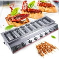 thumbnail image 2 of 8-Burner Portable Gas Grill Griddle Liquid Propane Grill Stainless Steel Outdoor Cooking BBQ Grills Patio Garden Barbecue Grill Gas Independently Controlled, 2 of 9