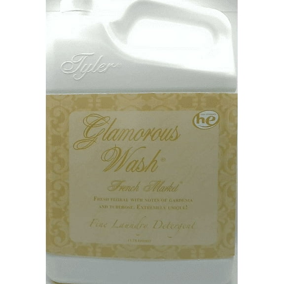 Tyler Candle French Market Glamorous Wash Liquid Laundry Detergent, 48 Loads, 128 fl oz