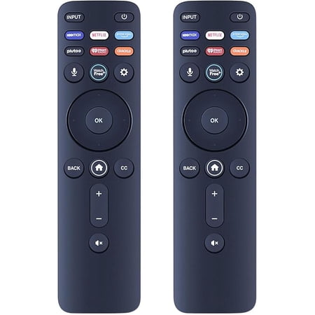 [2 Packs] Universal Vizio Remote XRT260 (No Voice )Fit for All VIZIO Smart TV Smartcast 4K P-Series V-Series D-Series M-Series XRT136 XRT140 with Hbomax,Netflix,PrimeVideo,Plutotv,iHeartRadio,Crackle