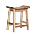 thumbnail image 3 of Powell Furniture D1020B16CS Dale Saddle Bar Stool Natural Wood, 3 of 10