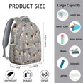 thumbnail image 6 of Beagle and Dog Footprints Backpack for School,Cute School Bag,Schoolbag with Adjustable Shoulder Straps & Padded Back,15.3"x11"x7.1".﻿, 6 of 6