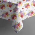thumbnail image 5 of Pioneer Flower Floral Print Pattern Square Tablecloth, Waterproof Wipeable Spillproof Washable Table Cover for Home Kitchen Party and Daily Decor 60"x60", 5 of 6