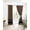 Brown, variant on Sage Green Black Plaid Blackout Curtains 84 Inches Long for Bedroom, Vintage Star Buffalo Check Rustic Thermal Insulated Room Darkening Black Out Window Curtain Panels Grommet Drapes for Living Room