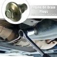thumbnail image 2 of Unique Bargains 2 Set M14x1.5 Car Engine Oil Drain Plug with Washer 1013938 for Ford Focus Steel Deep Green, 2 of 6
