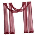 thumbnail image 3 of de mesa de gasa con arco de boda, cortinas de cenador, cubierta de mesa decorativa creativa y reutilizable práctica para suministros de fiesta borgoña, 3 of 8