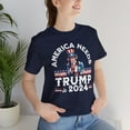 thumbnail image 4 of America Needs Trump 2024, Unisex Cotton, Short Sleeve T-Shirt, XS-5xl, 4 of 6