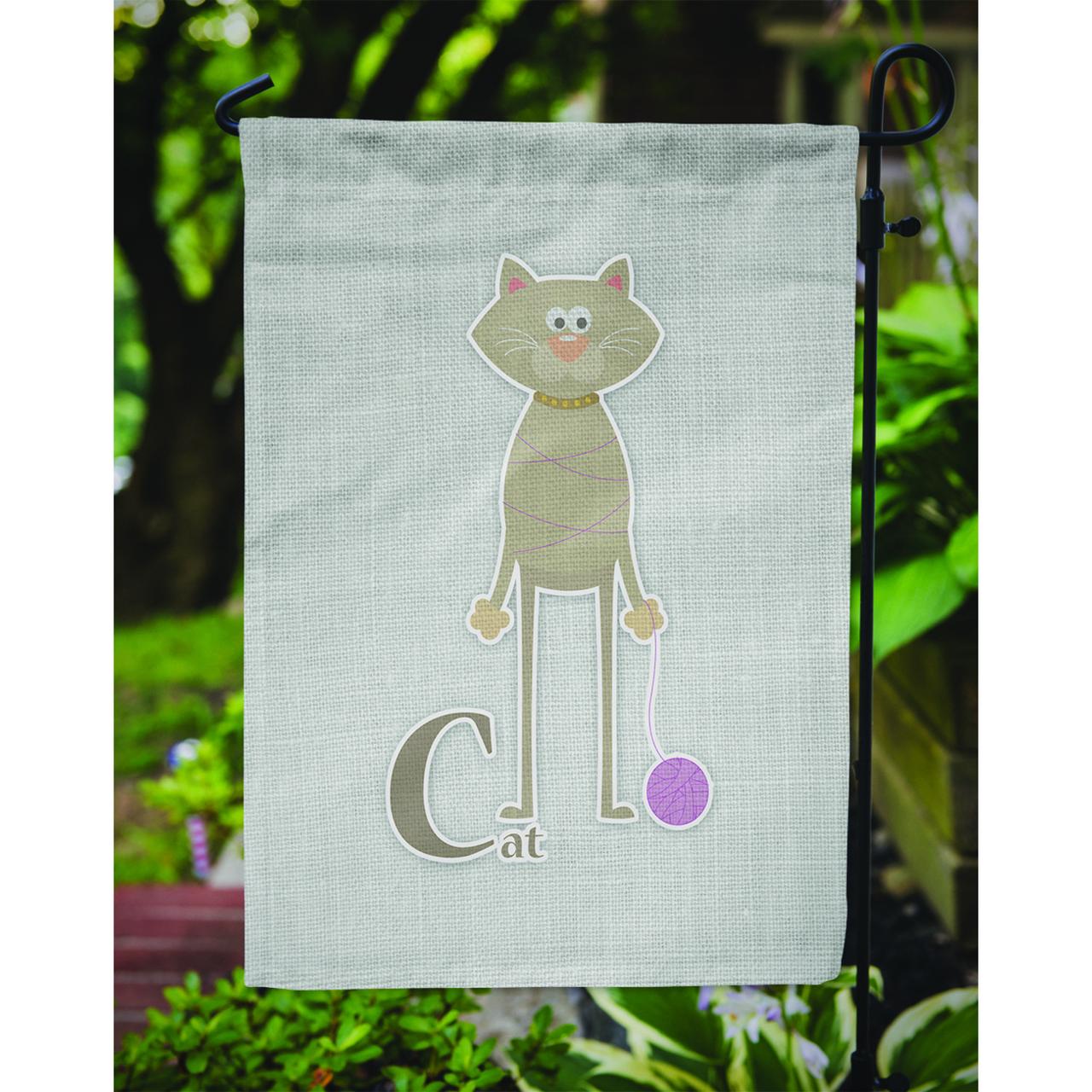 Carolines Treasures BB5728GF Alphabet C for Cat Flag Garden