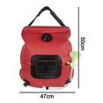 thumbnail image 2 of Bolsa de ducha solar al aire libre Camo 20L Camping Bañera Bolsa de agua plegable PVC Bolsa de baño portátil Bolsa de almacenamiento de agua Ormromra CPB-DE-HJJ-138-1, 2 of 5