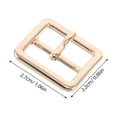 thumbnail image 2 of ELAYARD 20Pcs Stylish Gold Metal Belt Buckles Single Prong Replacement for Bags and Strap Crafts, 2 of 7