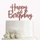 thumbnail image 1 of Espejo de feliz cumpleaños AMINJIE para decoración de tartas, acrílico dorado rosa, 1 of 3