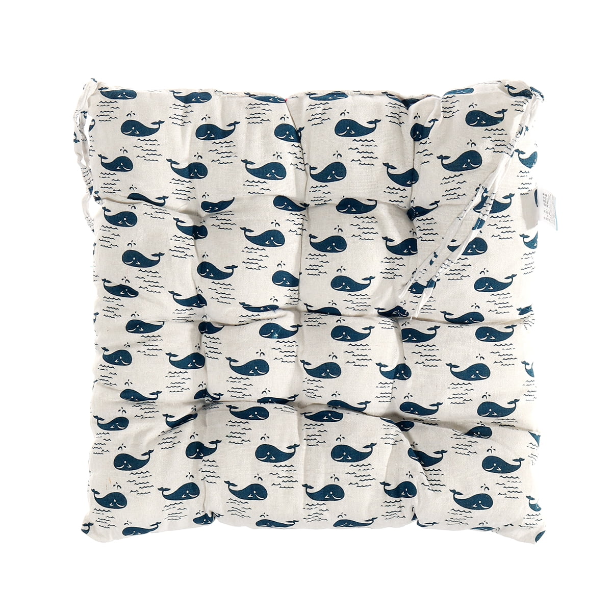 18x18 inches Seat Cushion w/ Ties, Nordic Style Comfortable Thick Chair