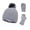 Grey, variant on Knit Hat Scarf Glove 3-Piece Sets,Winter Plush Pom Pom Thermal Knit Sets,Wind Resistant Warm Head Neck Hand Outfit,Thick Wool Knitted Cold Block Outdoor Sports Matching Suit,Green