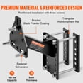 thumbnail image 4 of Soporte de neumático de repuesto VEVOR para remolque, 72,57 kg, 4 of 9