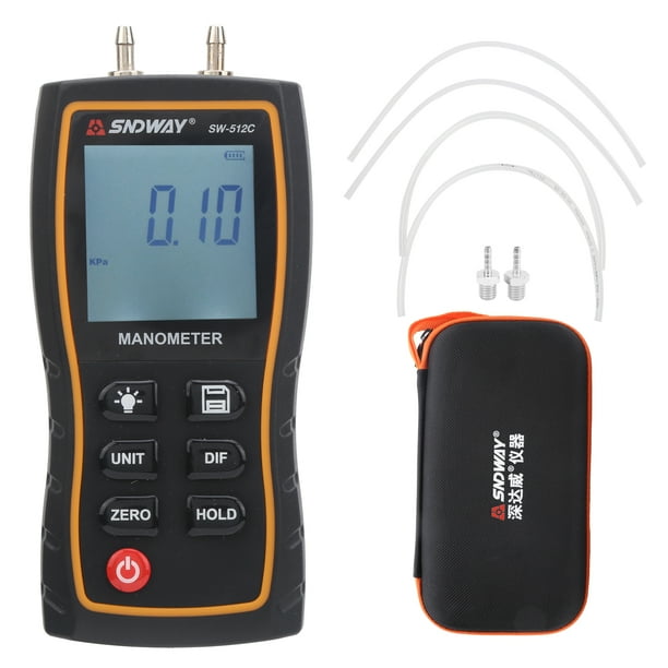 ManóMetro Digital, SW512C HVAC Medidor de PresióN de Aire, Medidor de PresióN de Aire Profesional Medidor de PresióN Diferencial ANGGREK Otros