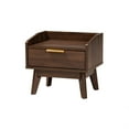 thumbnail image 2 of Baxton Studio Lena Mid-Century Modern Walnut Brown Finished Wood 3-Piece Storage Set, 2 of 5
