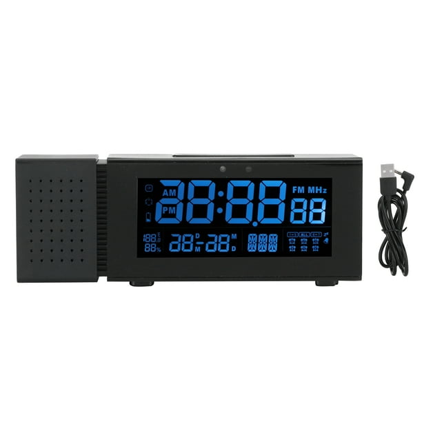 Alarm Clock, Human Sensing Light Alarm Clock, For Living Room Black TS