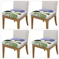 thumbnail image 2 of Gaeub Vintage Flower Square Chair Seat Covers, Stretch Fitted Printed Chair Seat Cushion Cover for Kitchen, Office - One Size, 2 of 9