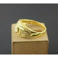 thumbnail image 6 of K-KED Wholesale Delicate Jewelry Lots 32pcs Clear Cubic Zirconia Gifts Men's Gold P Rings, 6 of 7