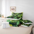 thumbnail image 6 of Feelyou Kawaii Black Cat Bedding Comforter Set 7pcs for Kids, Spring Leaf Botanical Queen Bedding Sets, Cartoon Kitten Animal Reversible Queen Sheet Sets, Lightweight Room Decor, 6 of 8