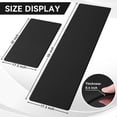 thumbnail image 2 of Buganda Kitchen Rugs and Mats, Sets of 2 Non Slip Waterproof kitchen Rugs, Anti Fatigue Kitchen Mats for Floor, 17.3"x59"+17.3"x29", Black, 2 of 9