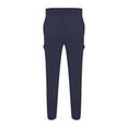 thumbnail image 6 of HBYJLZYG Mens Sweatpants, Skinny Drawstring Elastic Waist Jogger Pants With Pockets Fitted Trousers Solid Casual Sport Pants, 6 of 6