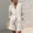 White women two piece sets summer a1, variant on BRELIL Women Two Piece Sets Summer Casual V Neck Long Sleeve Blazer with Shorts Matching Outfits Solid Boho Loose Vacation Travel Lounge Wear, Red S