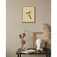 thumbnail image 2 of Drsoum Vintage Gold Wall Art for Living Room Birds Canvas Prints Home Decor Sketch Painting Picture Bedroom Wall Decor Gifts for Friends or Family Hummingbird 11x14in Brown Framed, 2 of 7