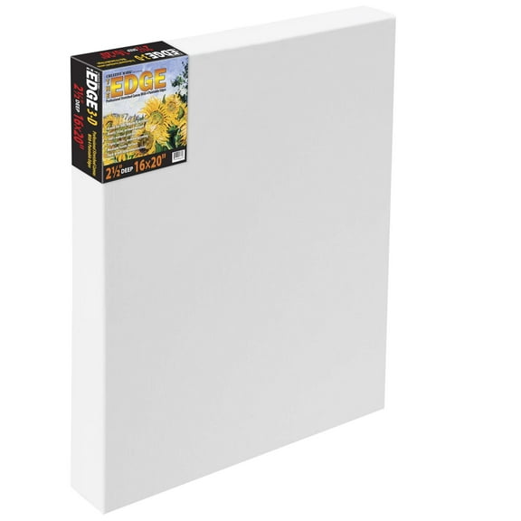 The Edge All Media Cotton Canvas 2-1/2"" Single 16X20"" - 6 Pack