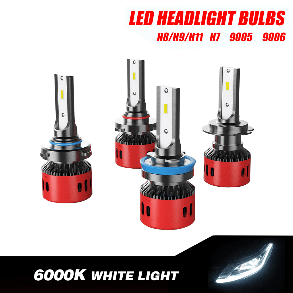 2X H7 800W 32000LM LED Headlight Kit Light Lamp Car Beam Bulb 6000K White Bright
