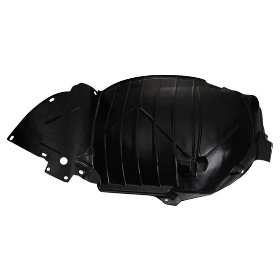 TRQ Front Right Forward Inner Fender Liner Black Passenger Side Fits Select 2005-2006 INFINITI G35 IN1251108