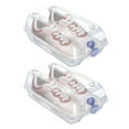 thumbnail image 5 of Mosey 2 Pcs Shoes Storage Box Thickened Transparent Ventilation Hole Dust-proof Anti-crack Reusable Universal Boot Box Car Travel Shoe Container, 5 of 8
