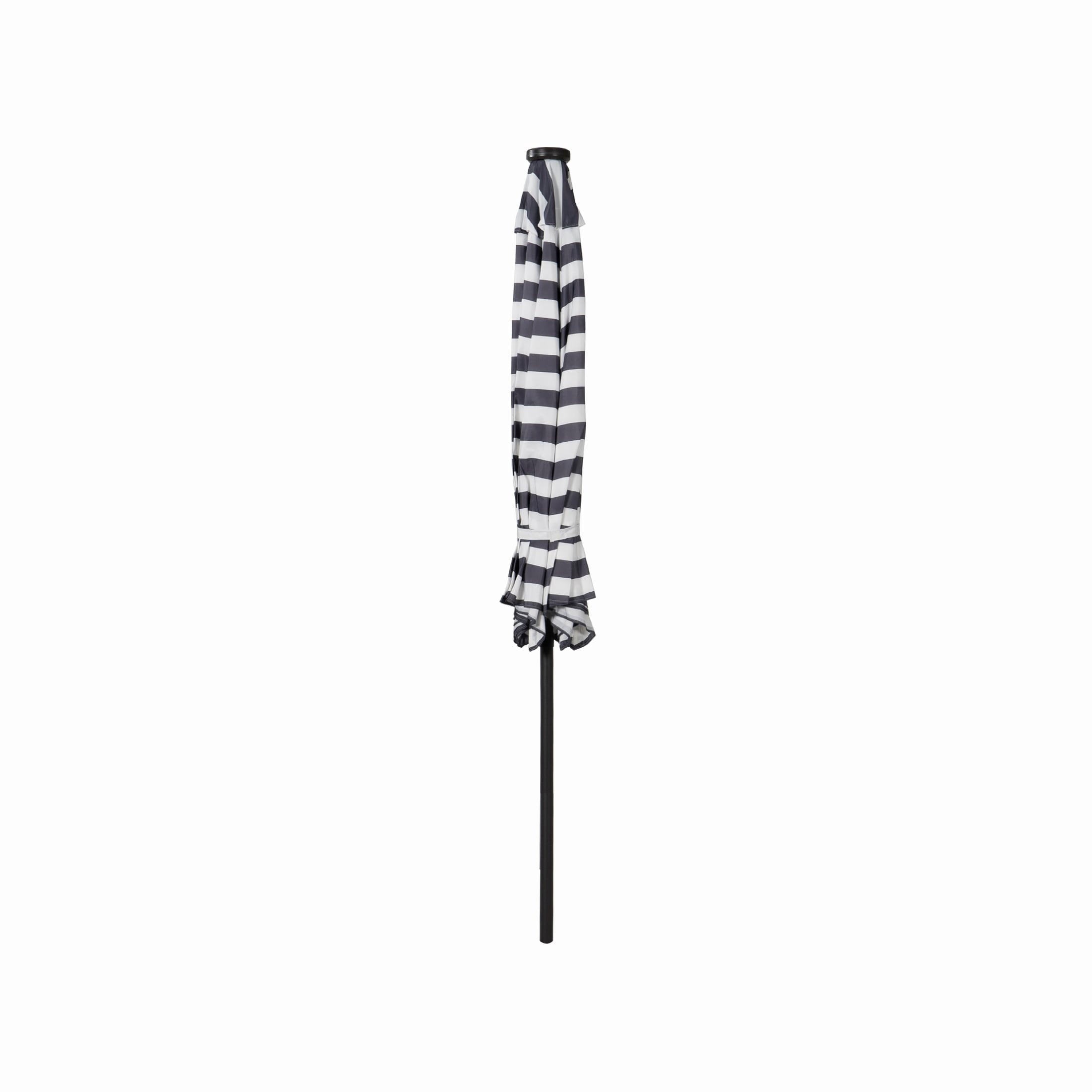 Polytrends Lucent 9-foot Solar Led Lighted Patio Umbrella Lime