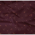 thumbnail image 4 of oneOone Organic Cotton Poplin Twill Fabric Carrot & Rabbit Face Animal Print Fabric by The Yard 42 Inch Wide, 4 of 4