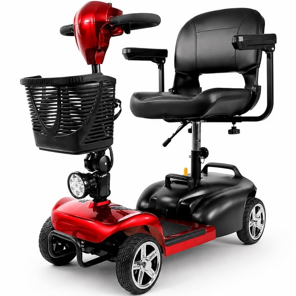 Silla de ruedas Electrica Nanofort scooter Plegable Rojo