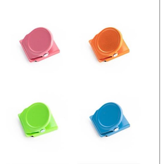 20 Pcs Magnetic Clips, Magnetic Metal Clips, Refrigerator Whiteboard Wall Fridge Magnetic Memo Note Clips Magnets Metal Clip