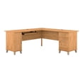 thumbnail image 1 of Bush Furniture Somerset 72W L Shaped Desk with Storage Maple Cross, 1 of 8