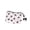 White, variant on Black Bow Design Makeup Pouch Bags With Zipper For Home Travel Office Lipstick Cosmetic Accessories Organizer