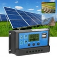 thumbnail image 1 of Accesorio para panel solar, controlador solar fotovoltaico inteligente PWM de 12 V y 24 V, controlador de carga solar, funcionalidad versátil, 1 of 9
