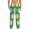 thumbnail image 3 of Psyduck Mens Pajama Pants Ultra Soft Comfy Lounge Sleep Pants Print Loose Casual Bottoms Loungewear, 3 of 8
