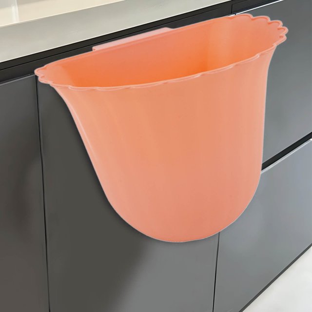 DcGZvy - Juego de 2 botes de basura para cocina, de plástico, para colgar, para baño, dormitorio y armario.