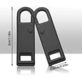thumbnail image 3 of 10 Pcs Replacement Zipper Pull Tab Detachable Metal Zipper Handle Mend Fixer for Suitcase Luggage Handbag Shoe Boots, 3 of 8